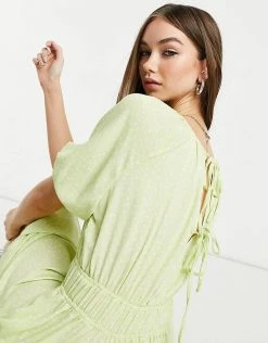 Y.A.S. Polka Dot Midi Tea Dress In Green For Women Jade Polka Dot 9 Y.A.S. Polka Dot Midi Tea Dress In Green For Women Jade Polka Dot -Women's Y.A.S Sales Shop unnamed file 1117