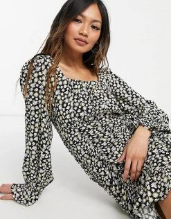 Y.A.S. Square Neck Ruched Mini Dress In Floral For Women Floral Multi 9 Y.A.S. Square Neck Ruched Mini Dress In Floral For Women Floral Multi -Women's Y.A.S Sales Shop unnamed file 1122