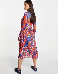 Y.A.S. Floral Mesh Midi Dress In Multi For Women 9 Y.A.S. Floral Mesh Midi Dress In Multi For Women -Women's Y.A.S Sales Shop unnamed file 1152