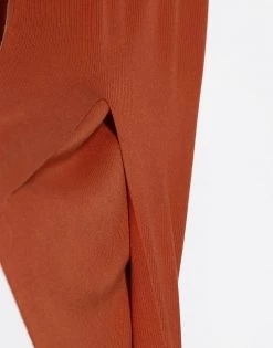 Y.A.S Tall Y.A.S. Tall Long Sleeve Roll Neck Jumper Dress In Rust For Women -Women's Y.A.S Sales Shop unnamed file 1183