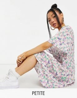 Y.A.S Petite Y.A.S. Petite V-neck Floral Mini Dress In Multi For Women Floral Multi -Women's Y.A.S Sales Shop unnamed file 1189