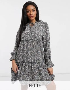 Y.A.S Petite Y.A.S. Petite Aja Printed Mini Smock Dress In Mutli For Women Multi