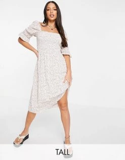 Y.A.S Tall Y.A.S. Tall Shirred Bodice Midi Dress In Floral For Women Floral Multi 11 Y.A.S Tall Y.A.S. Tall Shirred Bodice Midi Dress In Floral For Women Floral Multi -Women's Y.A.S Sales Shop unnamed file 1219