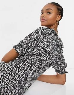 Y.A.S. Frill Detail Midi Tea Dress In Floral For Women Floral Multi 9 Y.A.S. Frill Detail Midi Tea Dress In Floral For Women Floral Multi -Women's Y.A.S Sales Shop unnamed file 1227