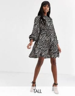 Y.A.S Tall Aritta Tiger Print Smock Dress For Women Zebra Print -Women's Y.A.S Sales Shop unnamed file 1249