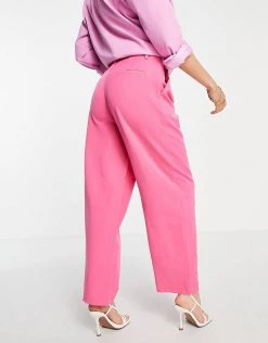 Y.A.S Tailored High Waist Trouser Co-ord In Pink For Women Shocking Pink 8 Y.A.S Tailored High Waist Trouser Co-ord In Pink For Women Shocking Pink -Women's Y.A.S Sales Shop unnamed file 1256