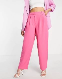Y.A.S Tailored High Waist Trouser Co-ord In Pink For Women Shocking Pink 11 Y.A.S Tailored High Waist Trouser Co-ord In Pink For Women Shocking Pink -Women's Y.A.S Sales Shop unnamed file 1259