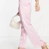 Y.A.S Satin Blazer And Trouser Co-ord In Pink