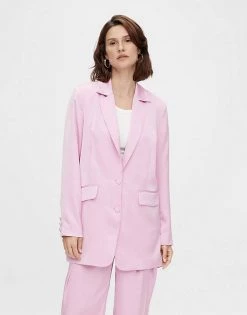 Y.A.S Satin Blazer And Trouser Co-ord In Pink -Women's Y.A.S Sales Shop unnamed file 1294