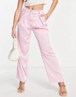 Y.A.S Satin Blazer And Trouser Co-ord In Pink -Women's Y.A.S Sales Shop unnamed file 1296