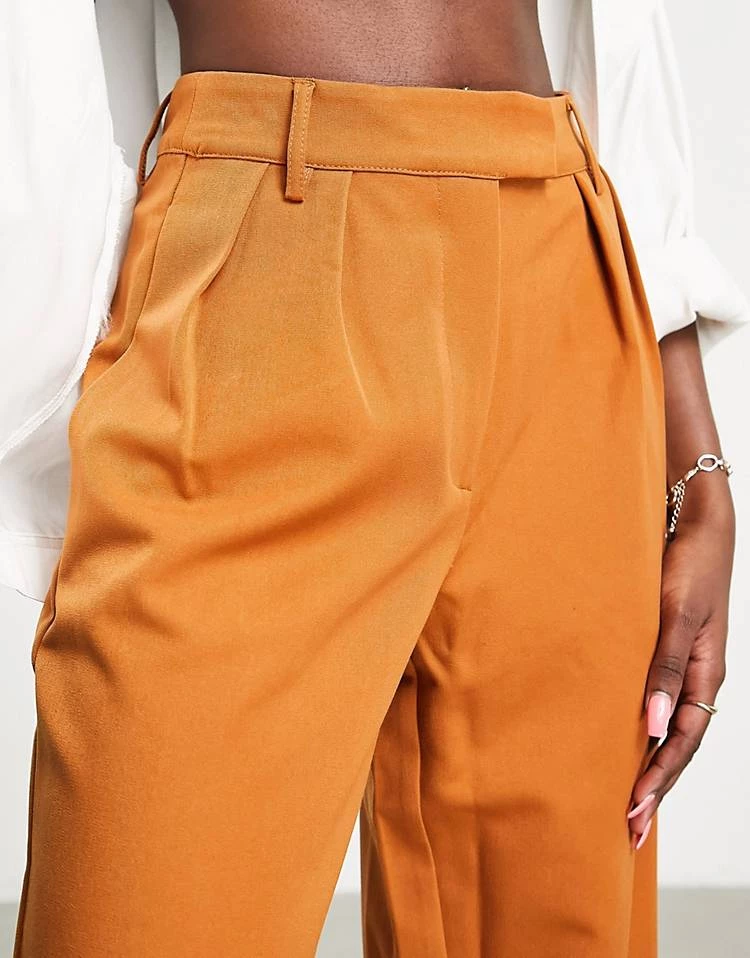 Y.A.S Tailored Dad Trousers In Brown For Women 6 Y.A.S Tailored Dad Trousers In Brown For Women - Image 4