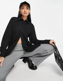 Y.A.S Glitter Strip Shirt And Trouser Co-ord In Black 7 Y.A.S Glitter Strip Shirt And Trouser Co-ord In Black -Women's Y.A.S Sales Shop unnamed file 1323