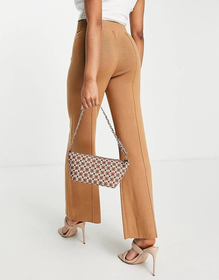 Y.A.S Co-ord Wide Leg Trouser In Camel For Women 4 Y.A.S Co-ord Wide Leg Trouser In Camel For Women - Image 2