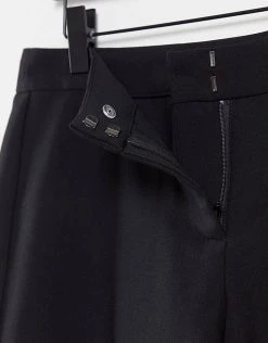 Y.A.S Wide Leg Tailored Trouser In Black For Women -Women's Y.A.S Sales Shop unnamed file 1343