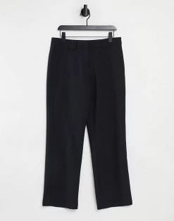 Y.A.S Wide Leg Tailored Trouser In Black For Women -Women's Y.A.S Sales Shop unnamed file 1344