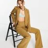 Y.A.S Tailored Blazer And Flared Trouser Co-ord In Olive -Women's Y.A.S Sales Shop unnamed file 1349