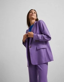 Y.A.S Trousers And Blazer Co-ord In Bright Purple -Women's Y.A.S Sales Shop unnamed file 1356