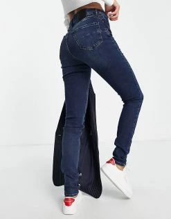 Y.A.S Shape Up Jean In Dark Blue For Women Dark Blue Denim -Women's Y.A.S Sales Shop unnamed file 1384