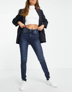 Y.A.S Shape Up Jean In Dark Blue For Women Dark Blue Denim -Women's Y.A.S Sales Shop unnamed file 1385