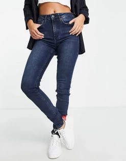 Y.A.S Shape Up Jean In Dark Blue For Women Dark Blue Denim -Women's Y.A.S Sales Shop unnamed file 1386