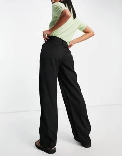 Y.A.S Wide Leg Trousers In Black For Women -Women's Y.A.S Sales Shop unnamed file 1414