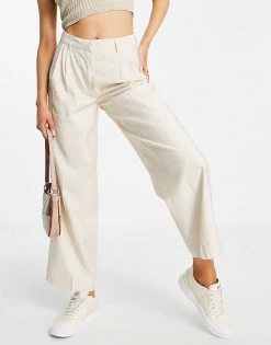 Y.A.S Tailored Trouser Co-ord In Cream For Women Tapioca -Women's Y.A.S Sales Shop unnamed file 1421