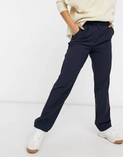 Y.A.S Tailored Wide Leg Trousers In Navy For Women Black 11 Y.A.S Tailored Wide Leg Trousers In Navy For Women Black -Women's Y.A.S Sales Shop unnamed file 1453