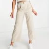 Y.A.S Wide Leg Trouser In Beige For Women