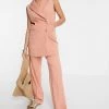 Y.A.S Tailored Waistcoat And Trouser Co-ord In Coral -Women's Y.A.S Sales Shop unnamed file 1459