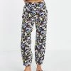 Y.A.S Rosita Printed Joggers Co-ord In Black For Women