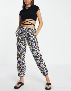 Y.A.S Rosita Printed Joggers Co-ord In Black For Women -Women's Y.A.S Sales Shop unnamed file 1481