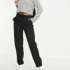 Y.A.S Bea Tie Waist Tapered Trousers In Black For Women