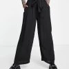Y.A.S. Ovila High Waist Wide Leg Trousers In Black For Women 1 Y.A.S. Ovila High Waist Wide Leg Trousers In Black For Women -Women's Y.A.S Sales Shop unnamed file 1508