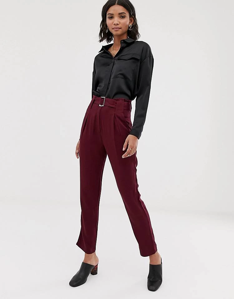 Y.A.S Belted Trouser For Women Port Royale 2 Y.A.S Belted Trouser For Women Port Royale