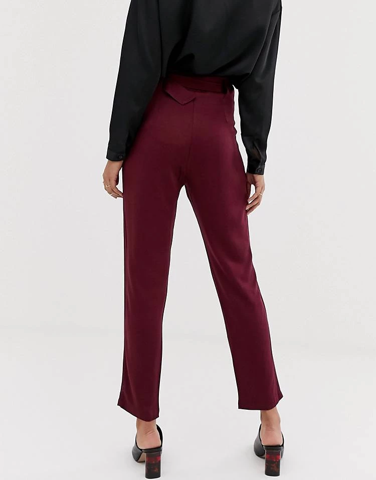 Y.A.S Belted Trouser For Women Port Royale 3 Y.A.S Belted Trouser For Women Port Royale - Image 2