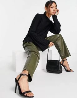 Y.A.S Pleat Detail Jumper Co Ord In Black For Women 10 Y.A.S Pleat Detail Jumper Co Ord In Black For Women -Women's Y.A.S Sales Shop unnamed file 1566