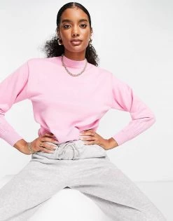 Y.A.S Volume Sleeve Jumper In Pink For Women