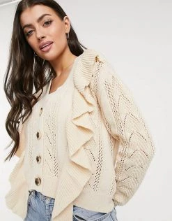 Y.A.S Textured Knit Cardigan In Pale Pink For Women -Women's Y.A.S Sales Shop unnamed file 1630