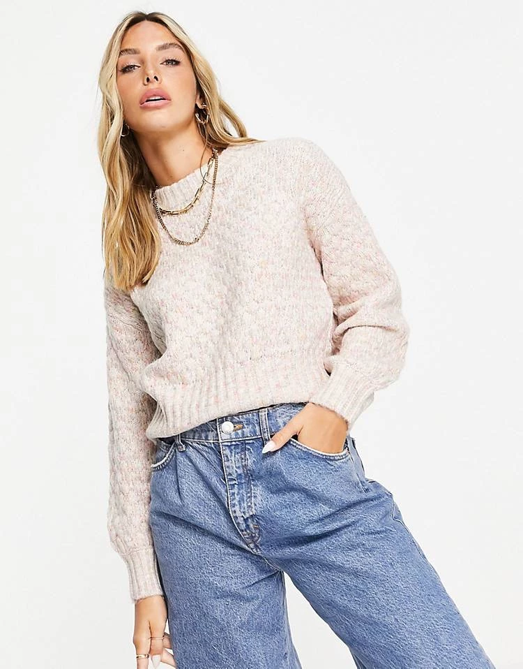 Y.A.S Ombre Melange Jumper In Pastel For Women A12 1col Sand Dollar 7 Y.A.S Ombre Melange Jumper In Pastel For Women A12 1col Sand Dollar - Image 5