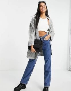 Y.A.S Chunky Rib Cardigan In Grey For Women Light Grey Melange 10 Y.A.S Chunky Rib Cardigan In Grey For Women Light Grey Melange -Women's Y.A.S Sales Shop unnamed file 1656