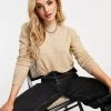 Y.A.S Oversized Collar Jumper In Beige For Women -Women's Y.A.S Sales Shop unnamed file 1668