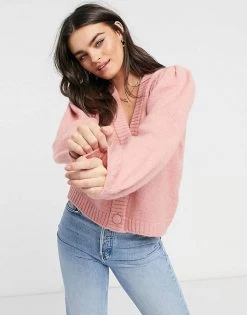 Y.A.S Cardigan With Volume Sleeve In Pink For Women Blush 9 Y.A.S Cardigan With Volume Sleeve In Pink For Women Blush -Women's Y.A.S Sales Shop unnamed file 1694