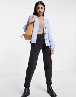 Y.A.S. Stremla Knit Detail Cardigan In Blue For Women Windsurfer 10 Y.A.S. Stremla Knit Detail Cardigan In Blue For Women Windsurfer -Women's Y.A.S Sales Shop unnamed file 1780