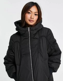 Y.A.S Longline Padded Coat In Black For Women 10 Y.A.S Longline Padded Coat In Black For Women -Women's Y.A.S Sales Shop unnamed file 1795