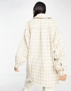 Y.A.S. Tristan Oversized Checked Shacket In Cream For Women Moonlight 10 Y.A.S. Tristan Oversized Checked Shacket In Cream For Women Moonlight -Women's Y.A.S Sales Shop unnamed file 1878