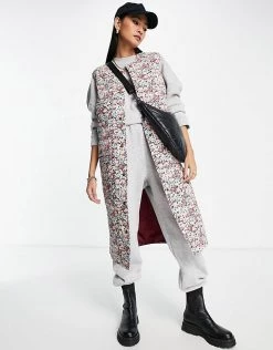 Y.A.S. Tulia Long Floral Quited Gilet In Multi For Women Tulia Aop -Women's Y.A.S Sales Shop unnamed file 1899