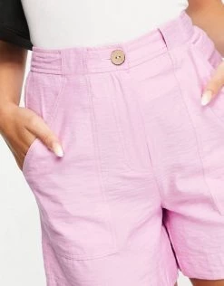 Y.A.S Tailored Shorts In Pink For Women -Women's Y.A.S Sales Shop unnamed file 1929