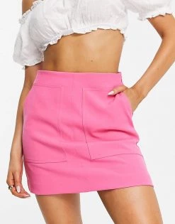 Y.A.S Tailored Waistcoat And Mini Skirt Suit Co-ord In Pink -Women's Y.A.S Sales Shop unnamed file 1998