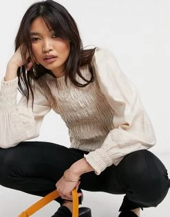 Y.A.S Mini Skirt & Blouse Co-ord With Shirred Design -Women's Y.A.S Sales Shop unnamed file 2062