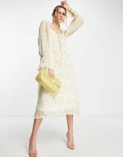 Y.A.S Exclusive Plisse Midi Dress With Tiering In Neutral Animal Print For Women Multi -Women's Y.A.S Sales Shop unnamed file 208